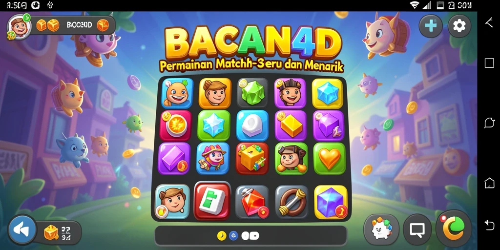 Tampilan gameplay BACAN4D yang penuh warna dan menarik.