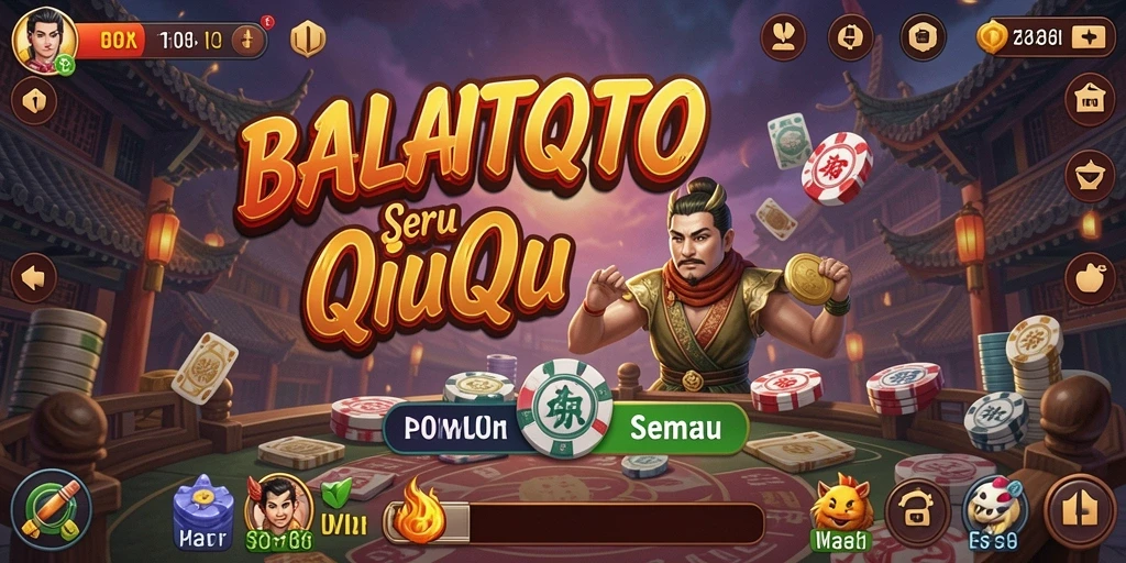 Tangkapan layar gameplay BALAITOTO yang menampilkan keseruan permainan QiuQiu.