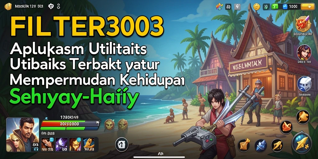 Tampilan antarmuka FILTER303 yang ramah pengguna dan intuitif.
