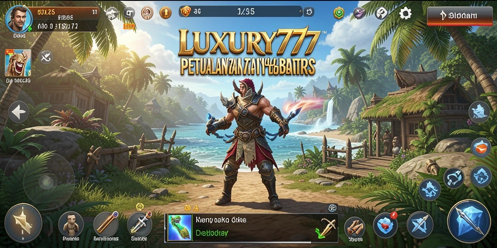 Tampilan gameplay LUXURY777 yang memukau di dunia terbuka.