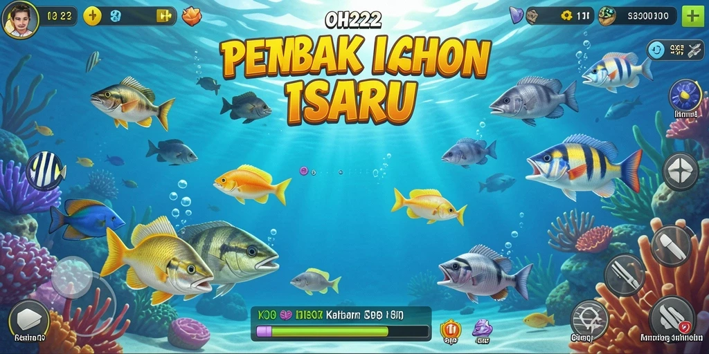 Tampilan gameplay Tembak Ikan yang seru di OH222.