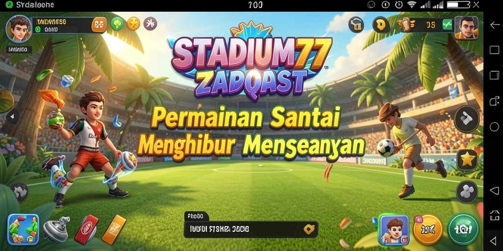 Tampilan menarik dari gameplay STADIUM77 yang menghibur.