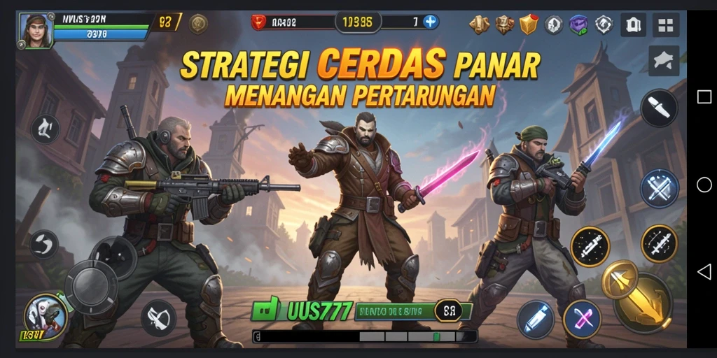 Tampilan gameplay UUS777 yang penuh strategi dan aksi.