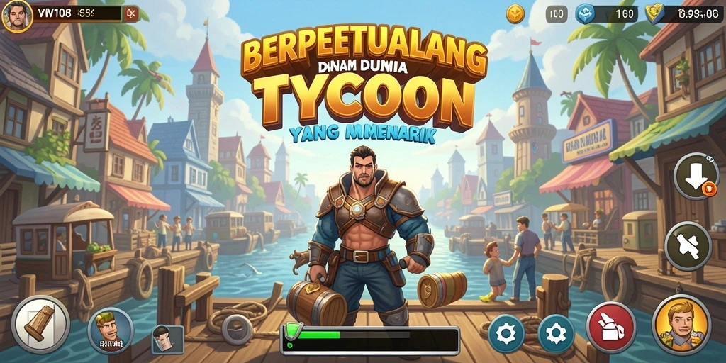 Screenshot gameplay VW108 menampilkan tantangan menarik dalam dunia Tycoon.